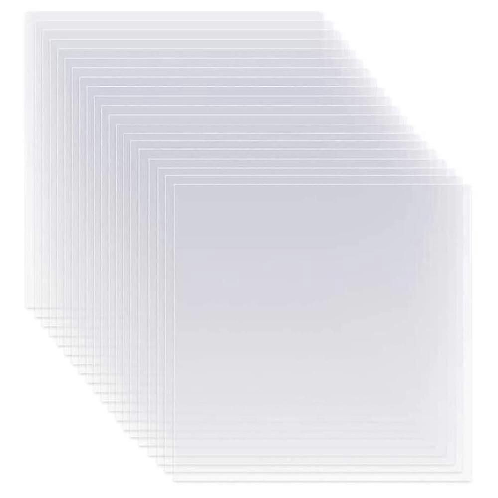 20pcs Clear Mylar Stencil Sheets 12 Inch Stencil Material Sheets,for Compatible & Cutting