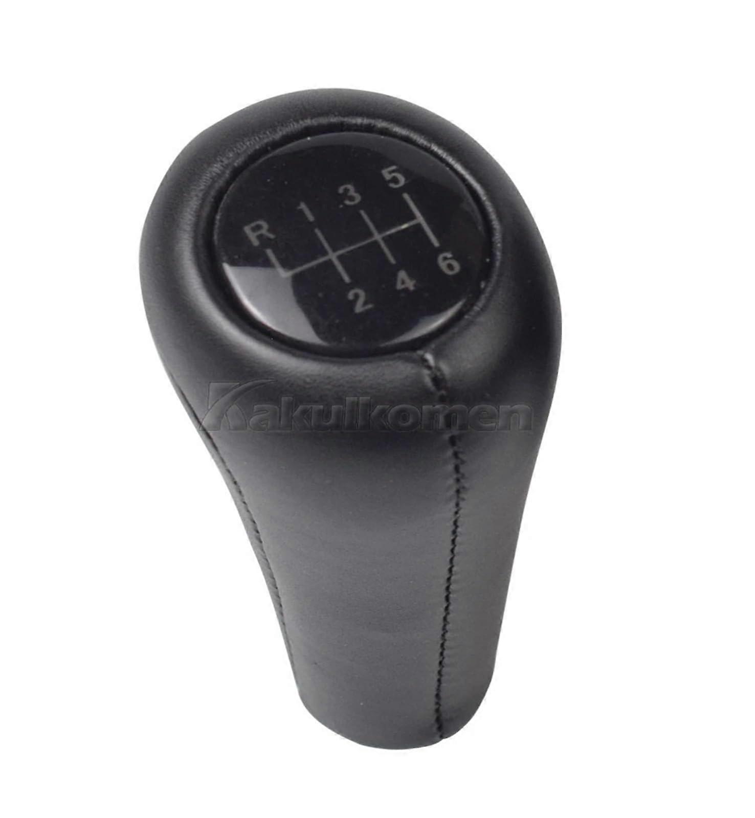 Leather Gear Shift Knob 6 Speed Heavy Weighted Ergonomic Grip for BMW E46 E39 E60