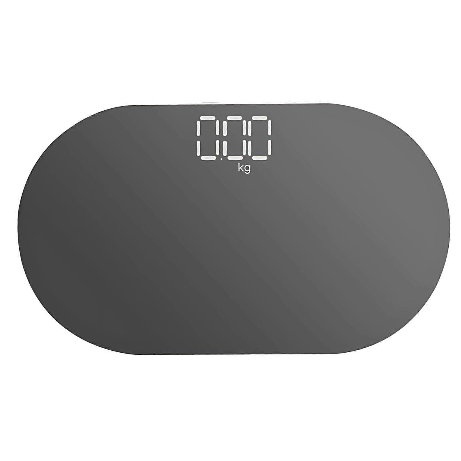 USB Rechargeable Digital Bathroom Scale with Tempered Glass,  Precision 50g Increments