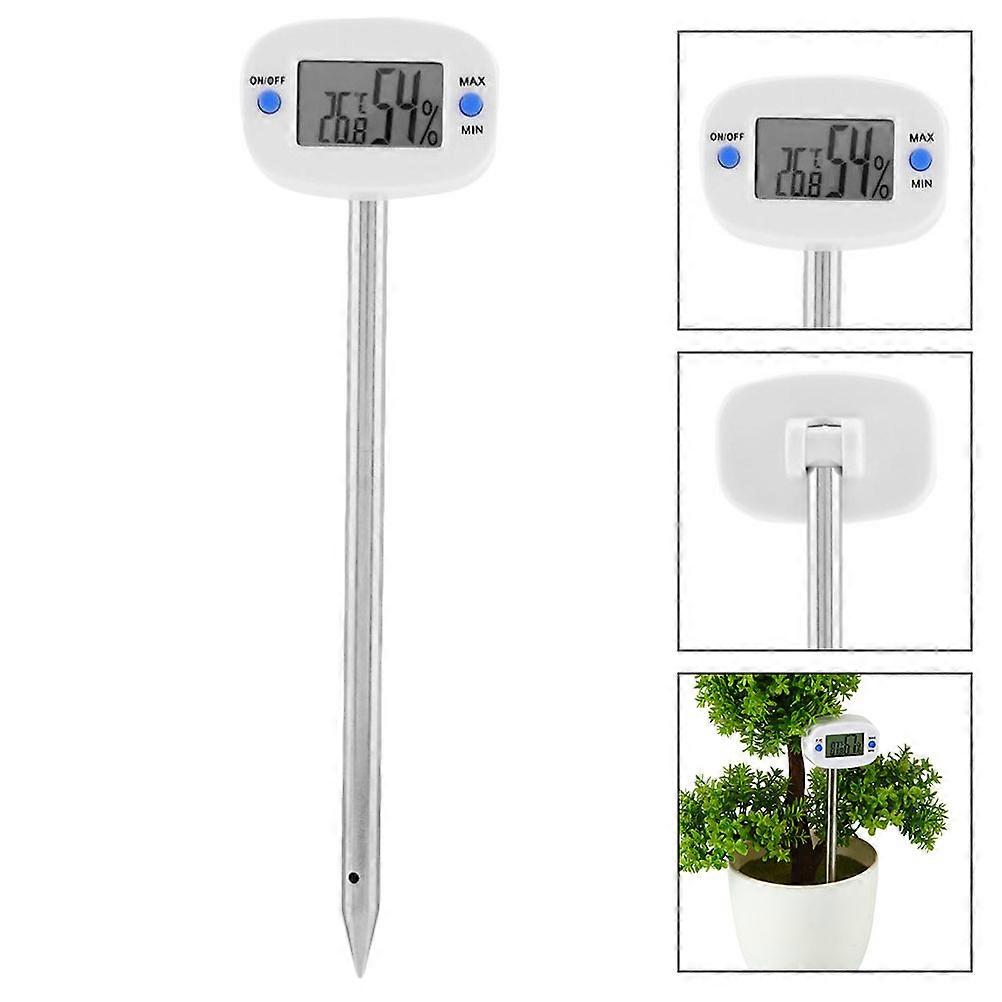 Soil Testing Tool Needle Type Mini Thermometer Hygrometer for Measuring Use