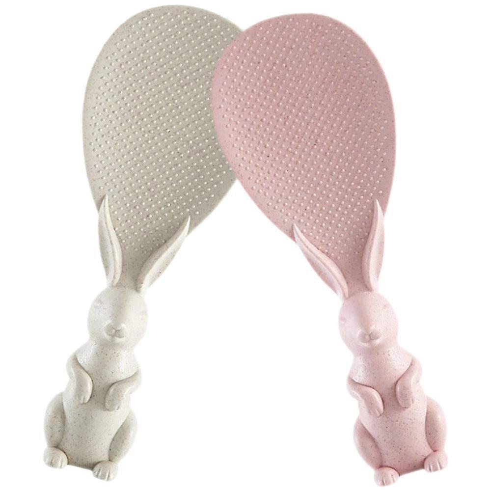 Rabbit Rice Paddle Spoon for Kitchen Use 2Pcs Household Spoon