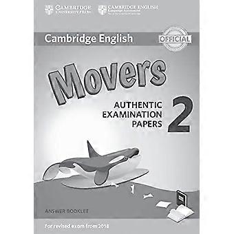 Cambridge Englisch junge Lernende 2 für überarbeitete Prüfung von 2018 Movers beantworten Booklet: authentische Prüfungsaufgaben