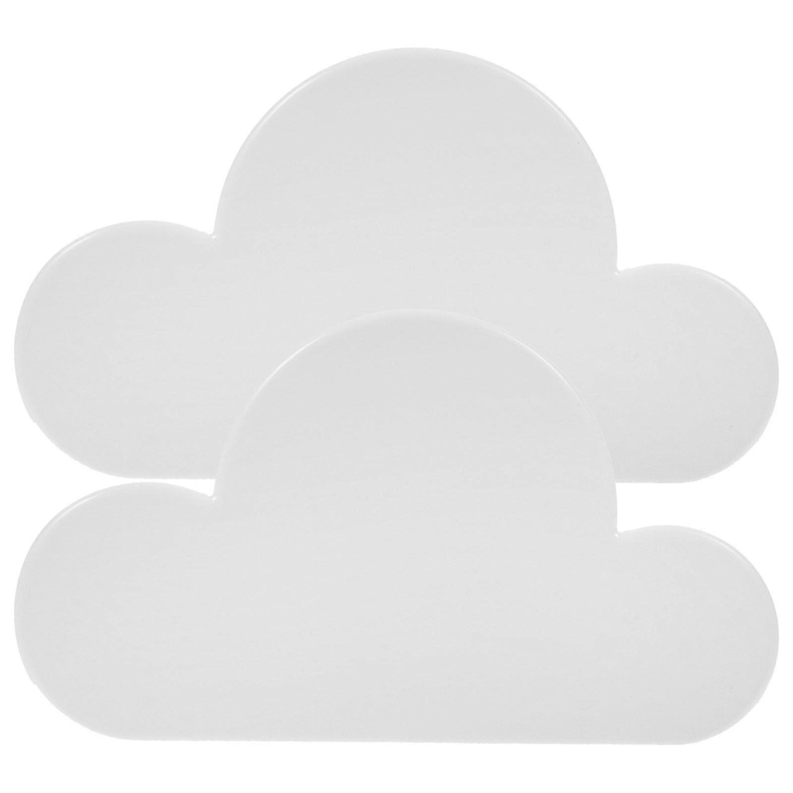 2pcs Cloud Shape Key Racks Exquisite Key Holders Wall Mount Hooks Creative Wall Mount Key Hooks