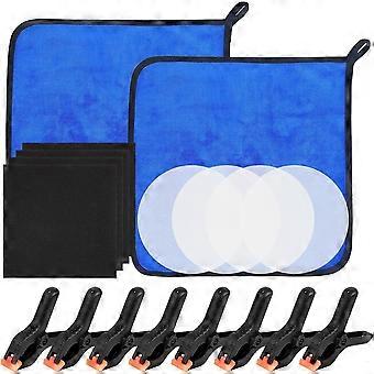 Card Care Clean Kit ,4-in-1 Card Cleaning and Card Flattening Kit, Trading Card Cleaning Kit with EVA Shaping Foam