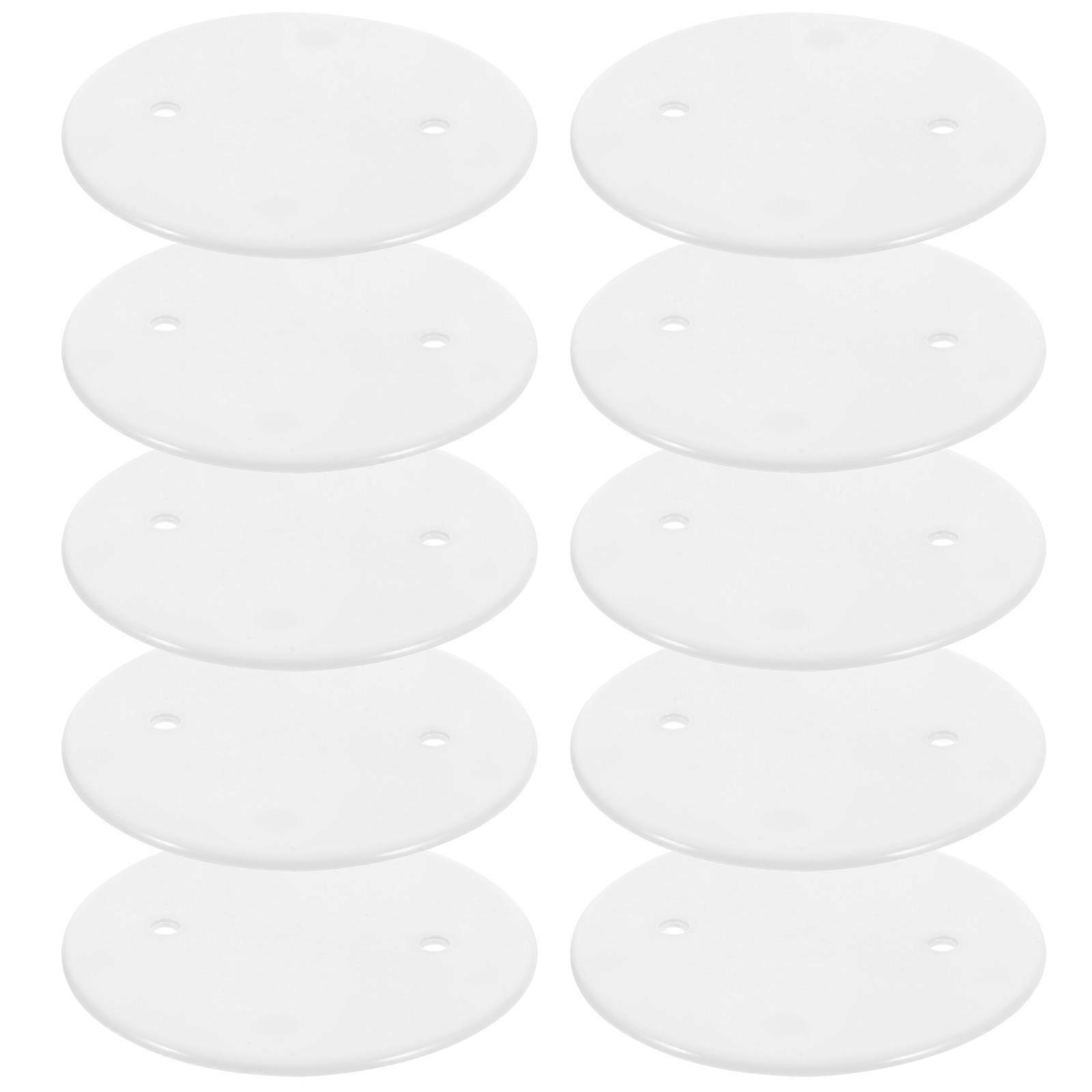 30pcs Ceiling Covers Replacement Round Ceiling Covers Power Cable Protection Board