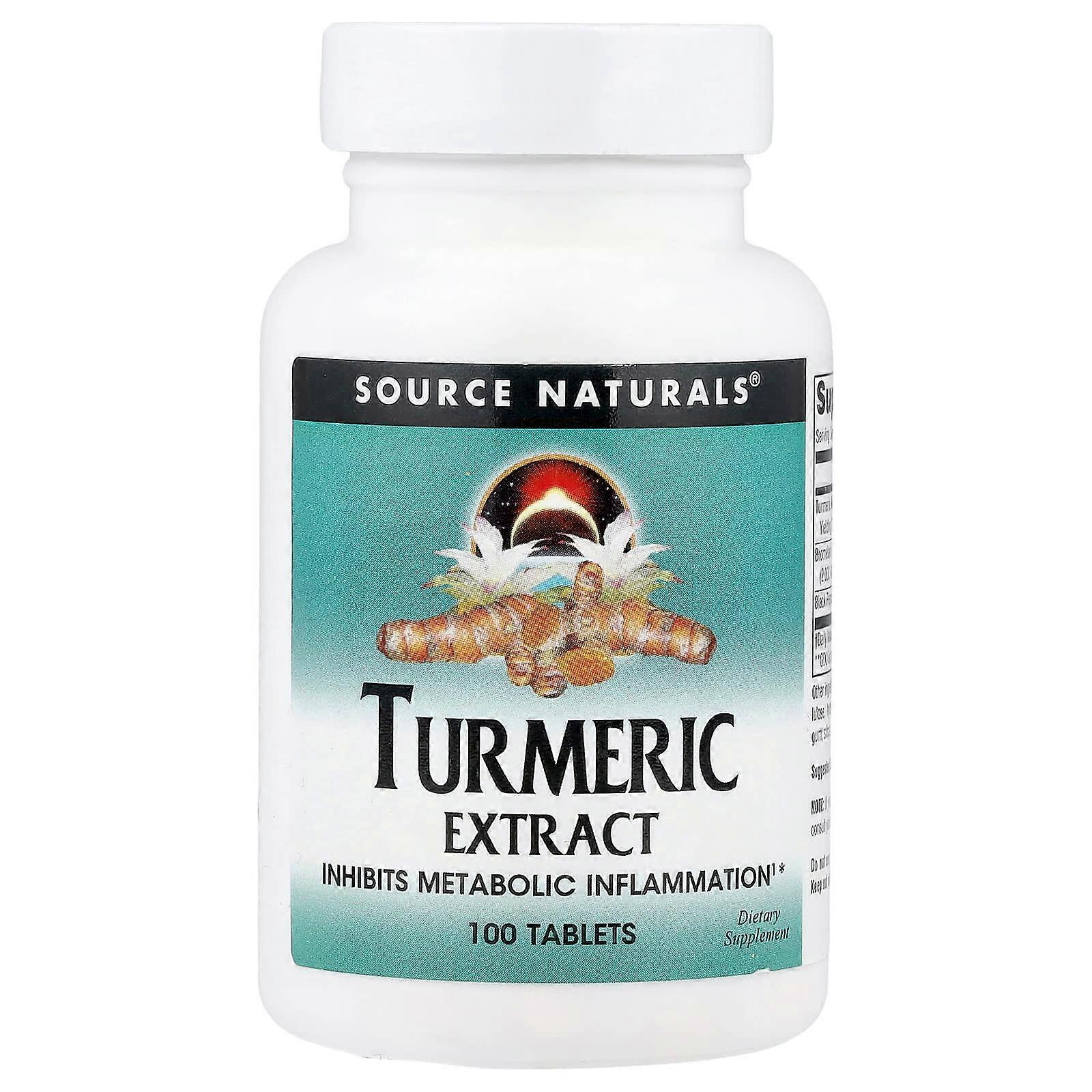 Source Naturals, Turmeric Extract, 100 Tablets