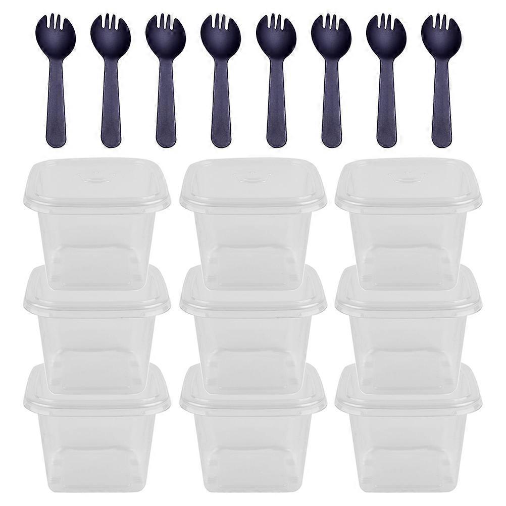 Egg Cake Box Portable Mousse Cake Box for Packaging Use 50Sets