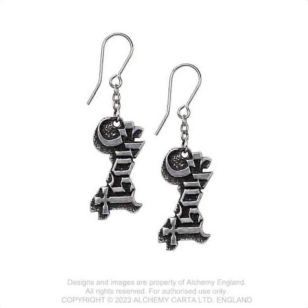Ghost Papa Band Logo Earrings