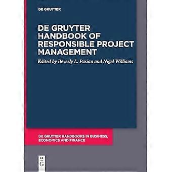 Manuel de gestion de projet responsable De Gruyter