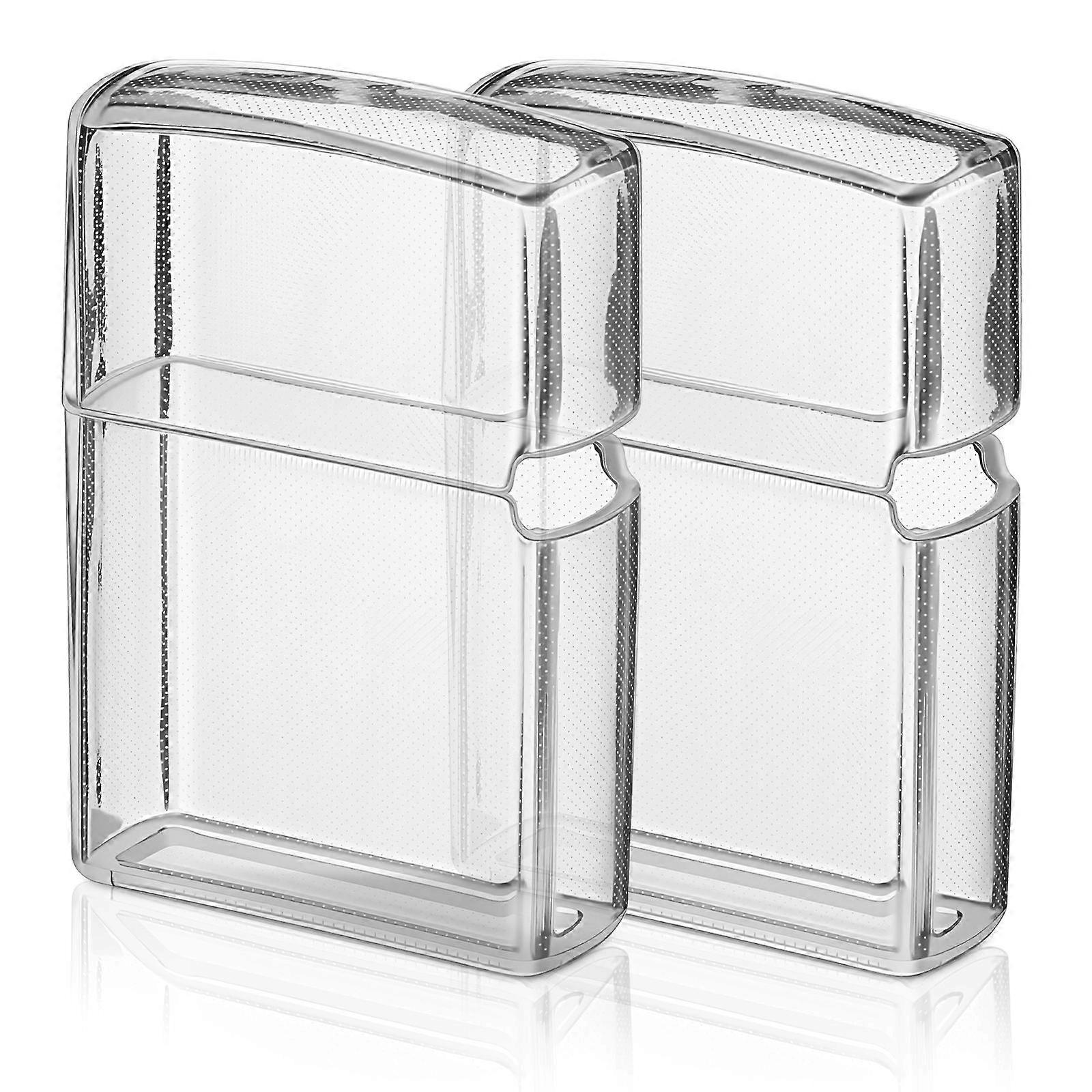 3Pcs Kerosene Lighter Transparent Protective Case for Secure Storage