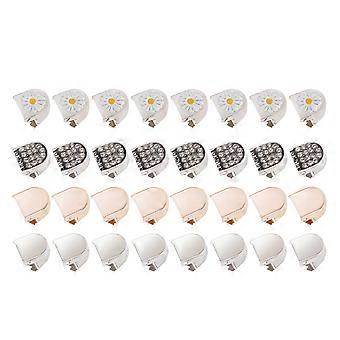 32Pcs Schnürsenkel Cord End Clips Schnürsenkel Endclips DIY Reparatur Design Clips