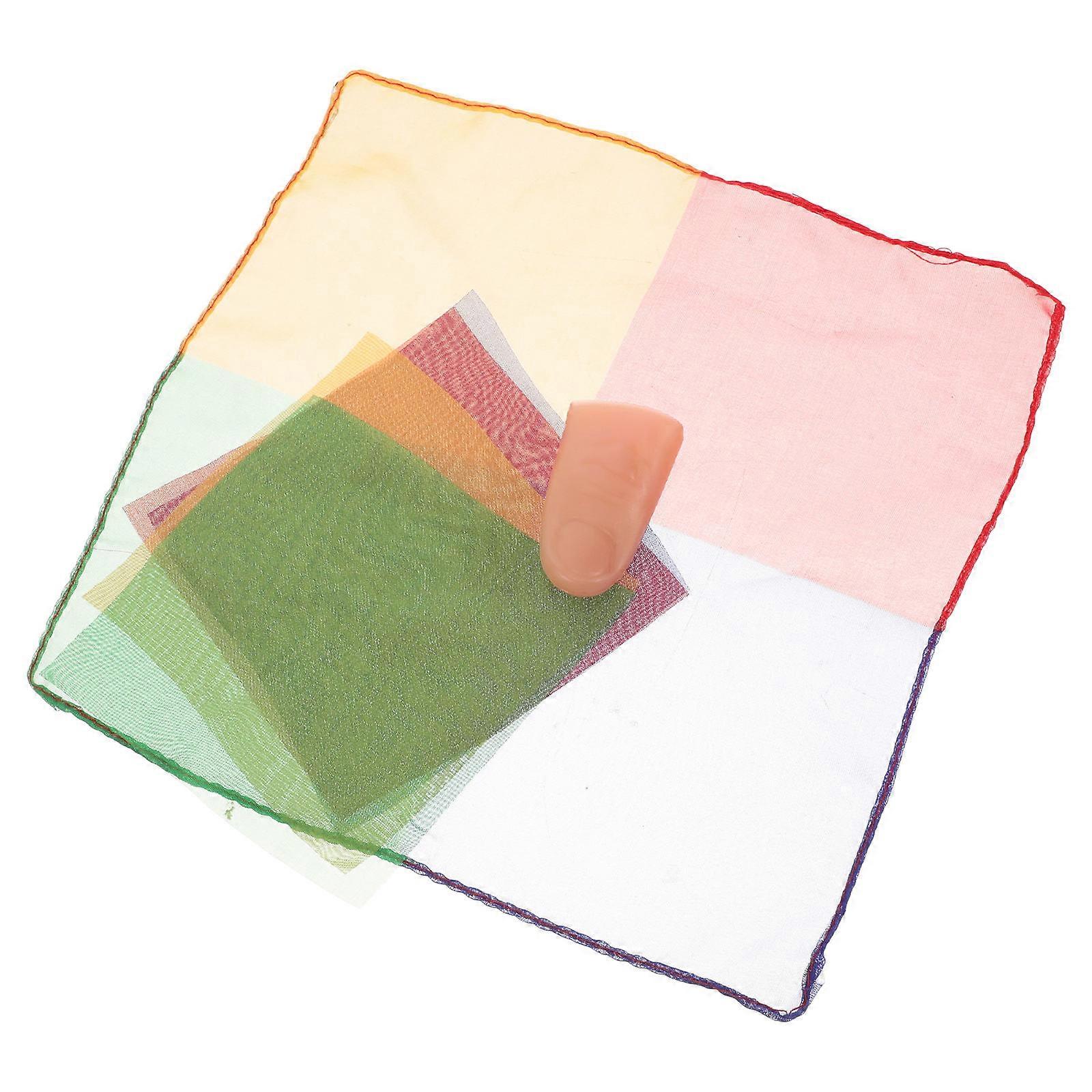 Disappearing Silk Fake Thumb Tip Tool for Magic Trick