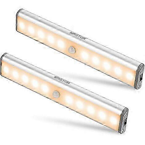 Motion Sensor Wardrobe Light, Wireless Rechargeable Battery Night Light