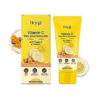 Hoygi vitamin c gentle protective cream is refreshing and non-sticky, hydrating and caring for the skin. it - summer outdoor protective cream for for