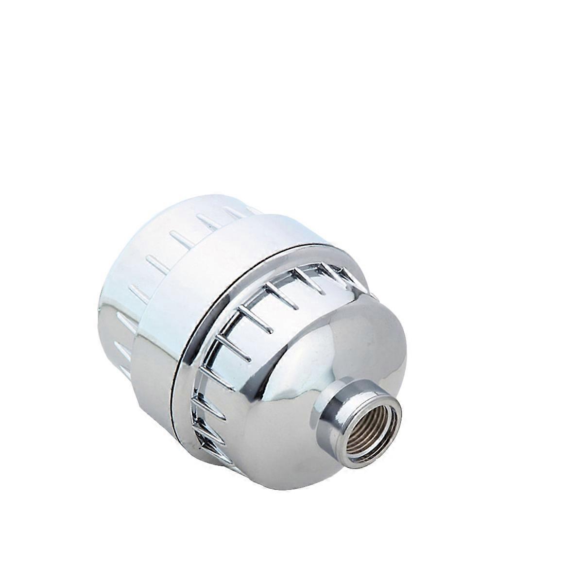 High Output Universal Shower Filter with Replaceable Multi-Stage Filter Cartridge (Silver)