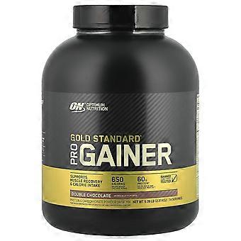 Optimum Nutrition, Gold Standard® Pro Gainer, Double Chocolate, 5.09 lb (2.31 kg)