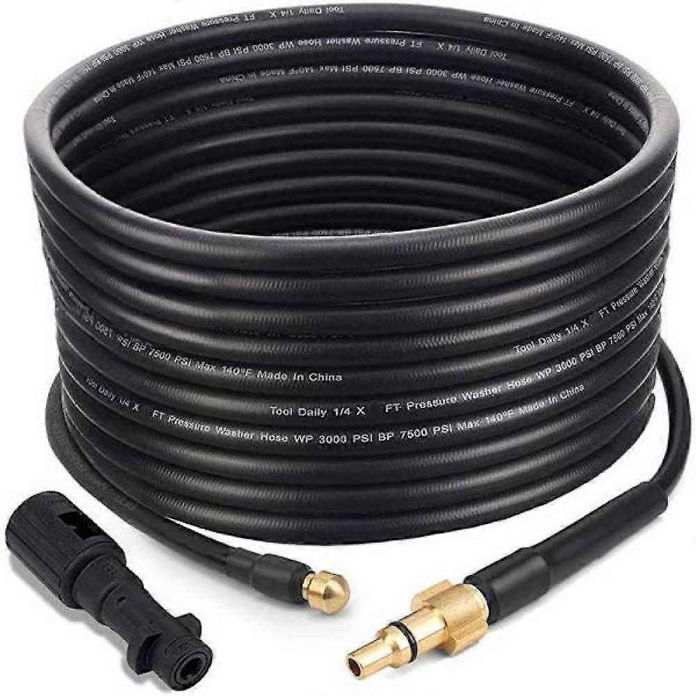 15-meter pipe cleaner fitting, suitable for high-pressure cleaners