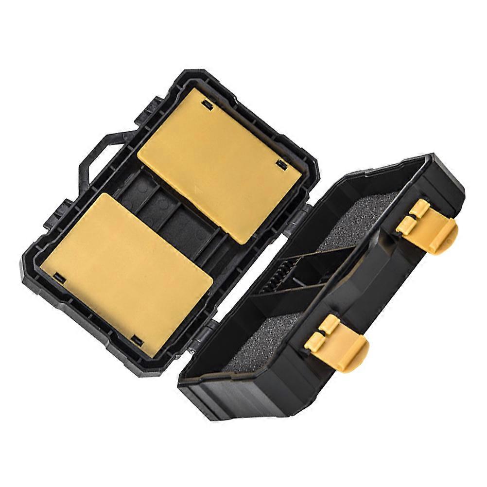 1pc Camera Memory Storage Case Waterproof Shockproof Holder Case (Black)