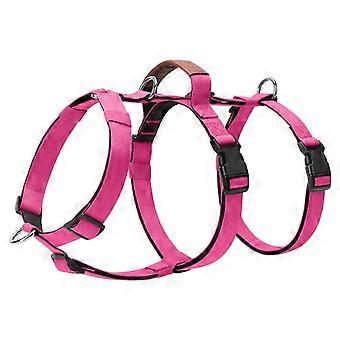 Dog Vest Harnesses Pet Strong Training Walking Swimming Supplies Soft Handle Training Vest Rose Red