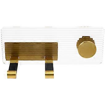 Golden Acrylic Hair Dryer Holder Wall Mounted for Storage Use