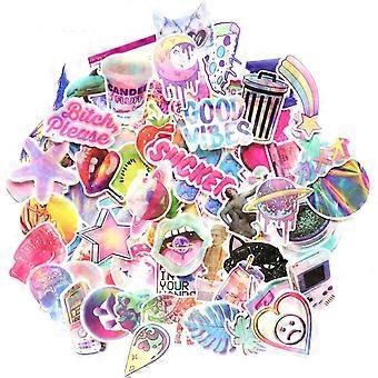 Pink Lollipop Laptop Sticker Pack Cute Girl Rainbow Unicorn Waterproof Vinyls Sticke Decals for Kids Cars Motorcycle Bicycle Skateboard Luggage Bumper
