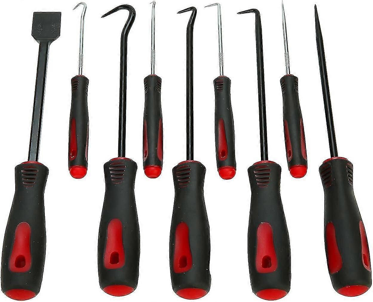 Precision Scraper, Hook And Pick Set 9pc Gasket Scraping Hose Removal Tool Set