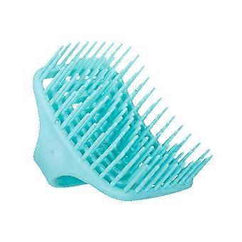 Scalp Massage Brush with Silicone Bristles for Gentle Hair Care, Wet and Dry Shampoo Brush
