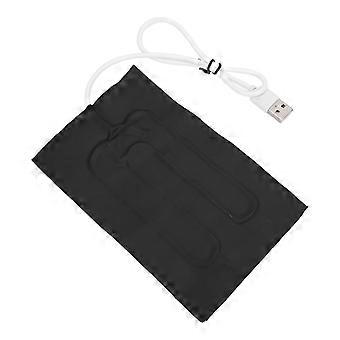 USB Cloth Heater 15.4x10cm 5V 1A 5W Fast Heat Up Bendable Cloth Heating Pad for Hand Warmer Heated Scarf Coaster Pet Mat
