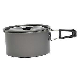Lightweight Foldable Camping Cookware Set Nonstick Outdoor Cooking Pot for Hiking and Travel