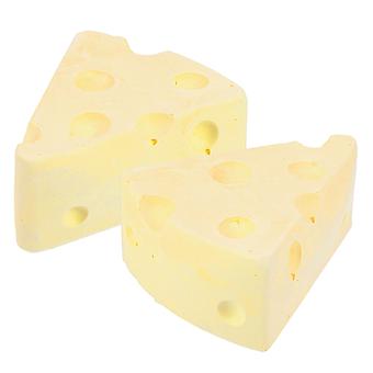 Hamster Cheese Toys for Pet 2Pcs Calcium Gypsum Durable Molar Blocks