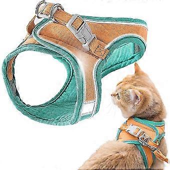 Comfortable Cat Harness with Leash Walking Jacket for Outdoor Use