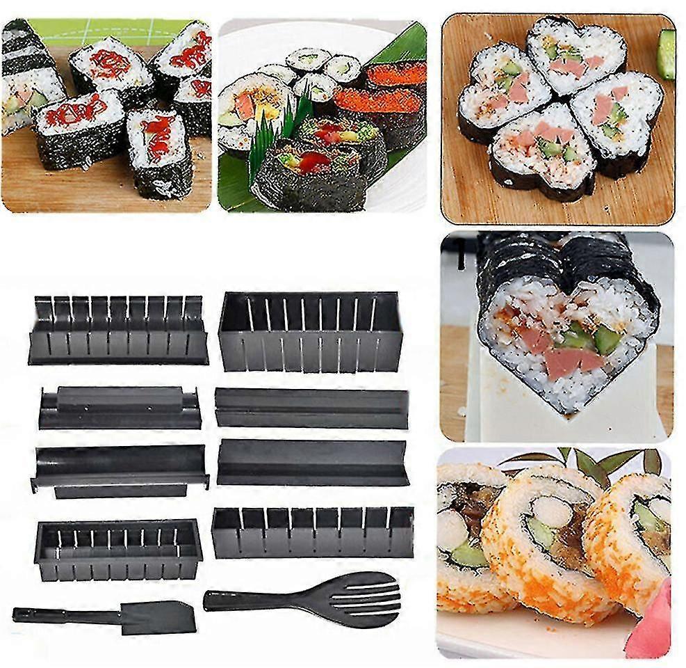 10 db Sushi Mold Sushi Maker Rolling Kit Sushi Maker Tool