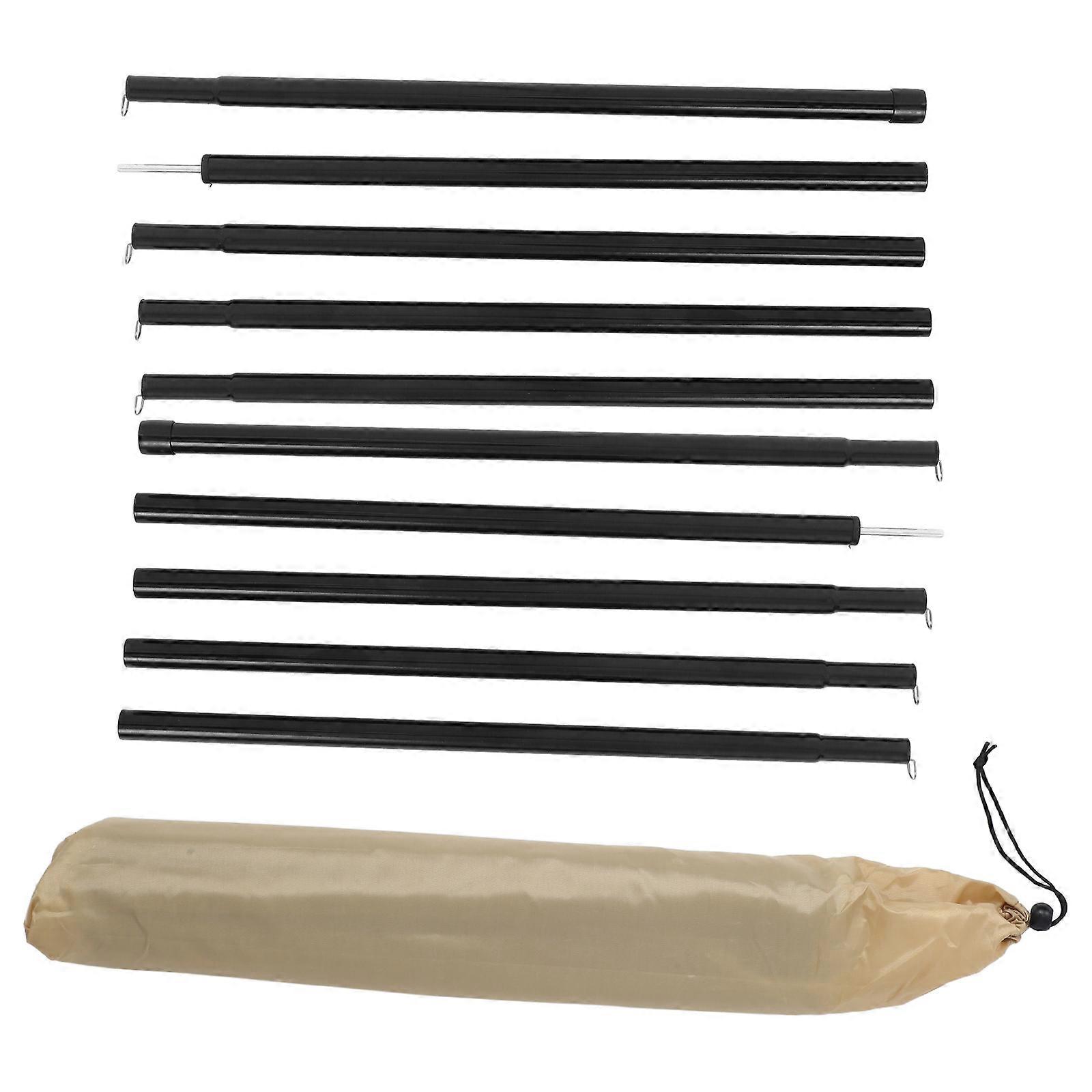 Extendable Tent Support Poles for Camping 1Set Iron Material Durable Use