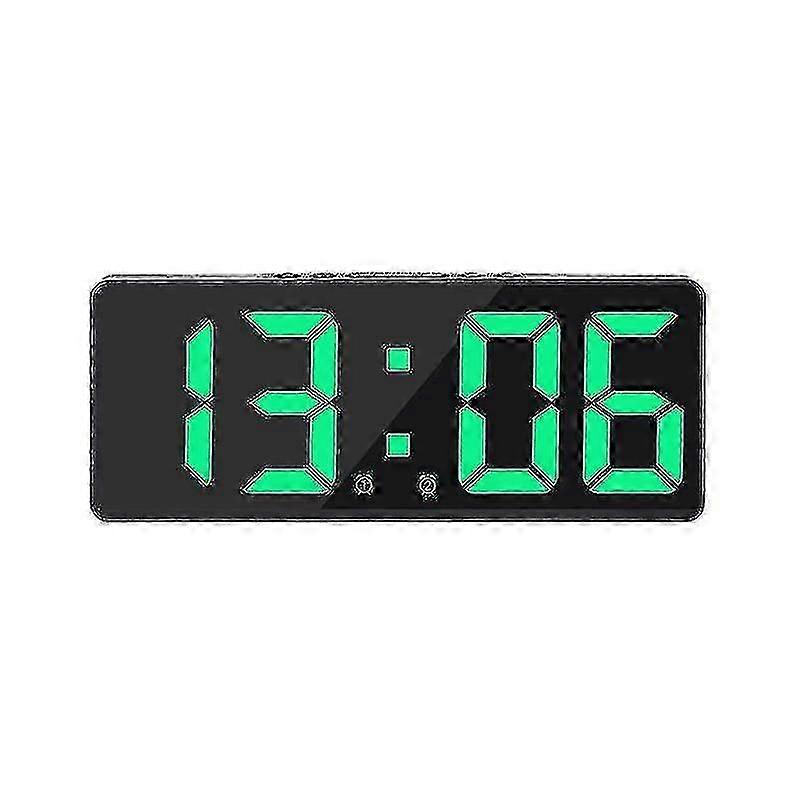 Smart Large Digital Wall Clock App Control Time/date/&sound Activate & Countdown Function Stepless Brightness & Volume Alarm With Snooze Functio
