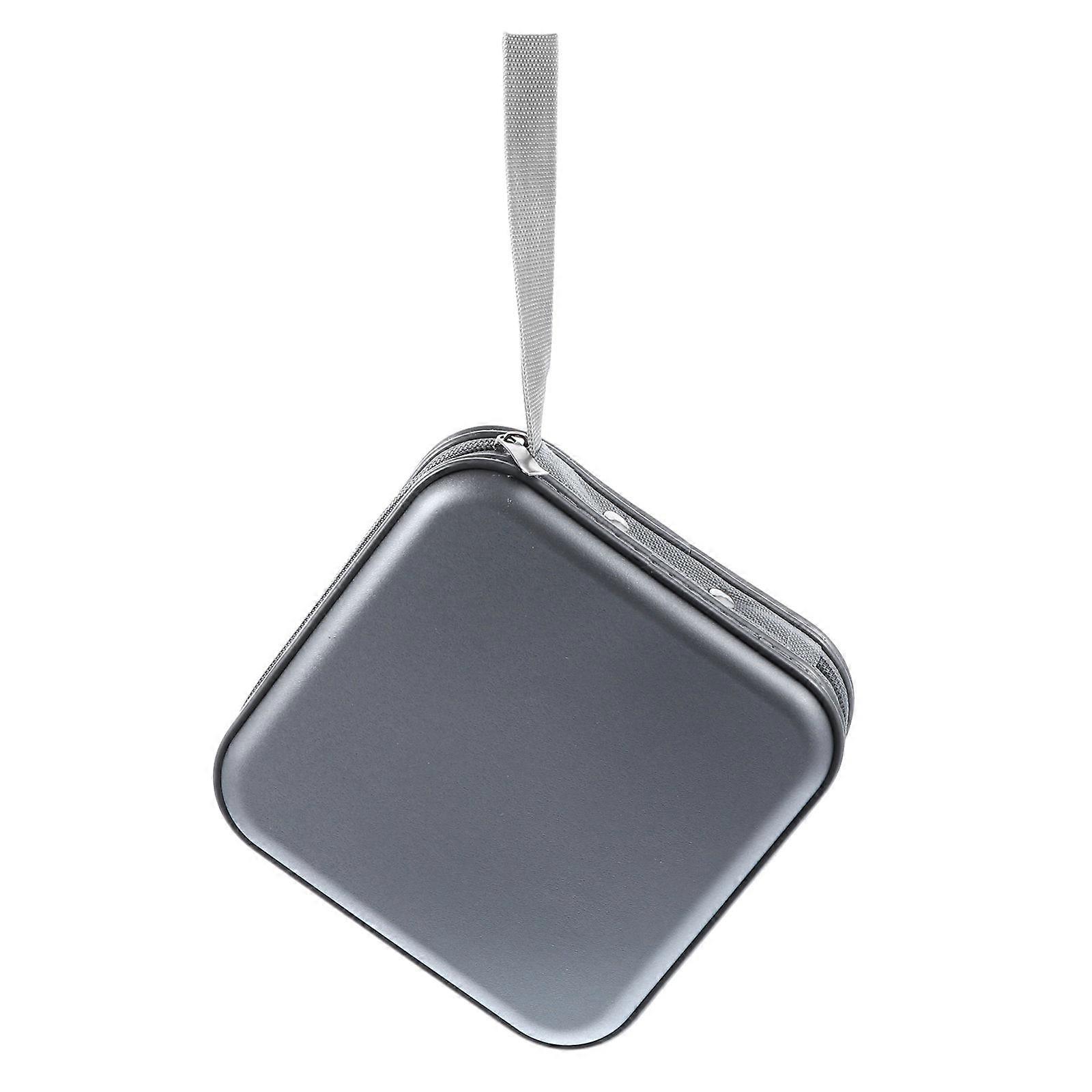 Silver Cd Box Holder for 1Pcs 40 Capacity Disc Storage Use