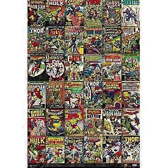 MARVEL  Jigsaw Puzzle CLASSIC COMIC BOOK COVERS NEW FSX-347