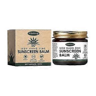 Beef Tallow & Zinc Sun Balm, Non-Nano Zinc Sunscreen Balm with SPF 50+, Grass-Fed Tallow, Reef-Safe, Natural Sunscreen