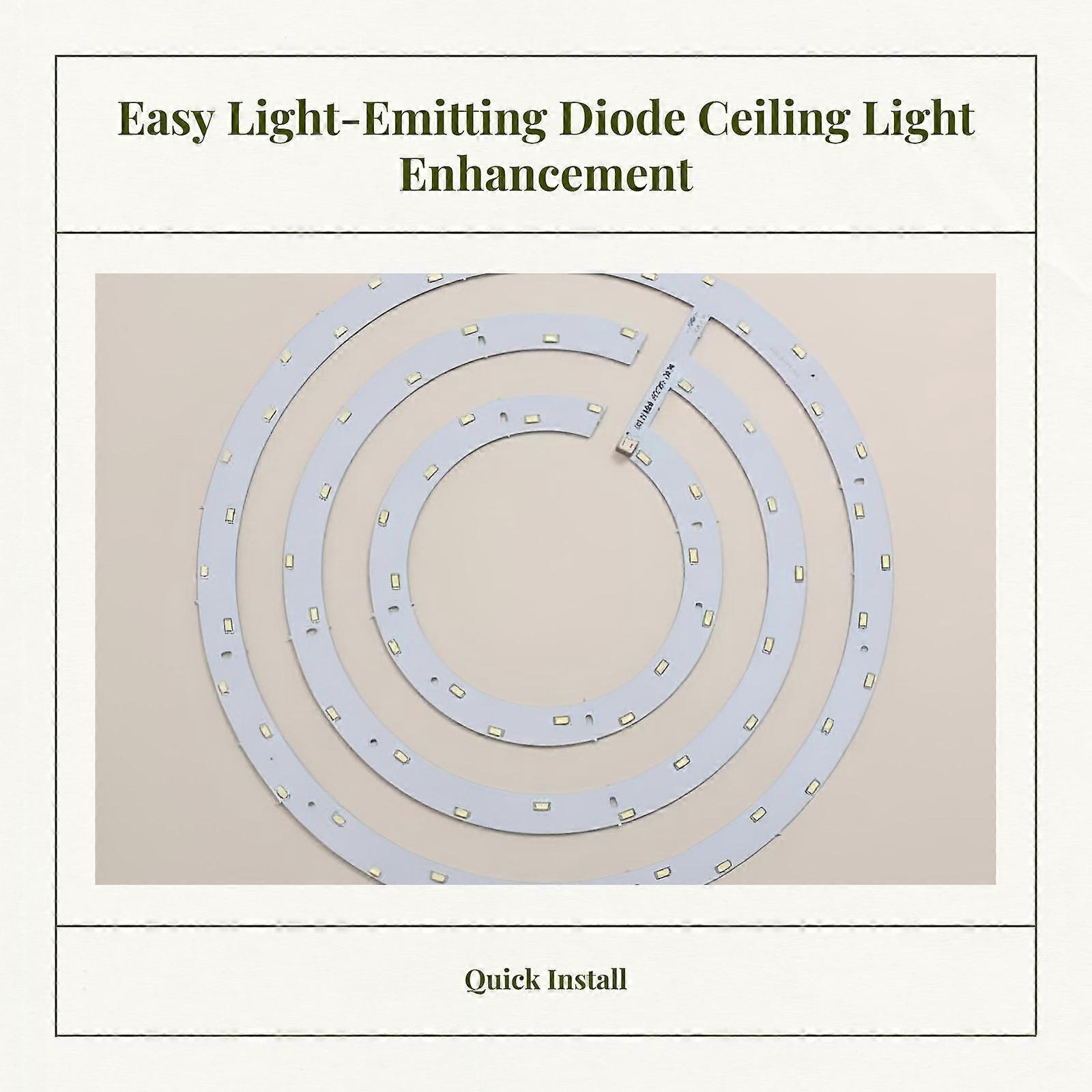 light-emitting diode Ceiling Light Retrofit, Round Panel, Energy Saving,