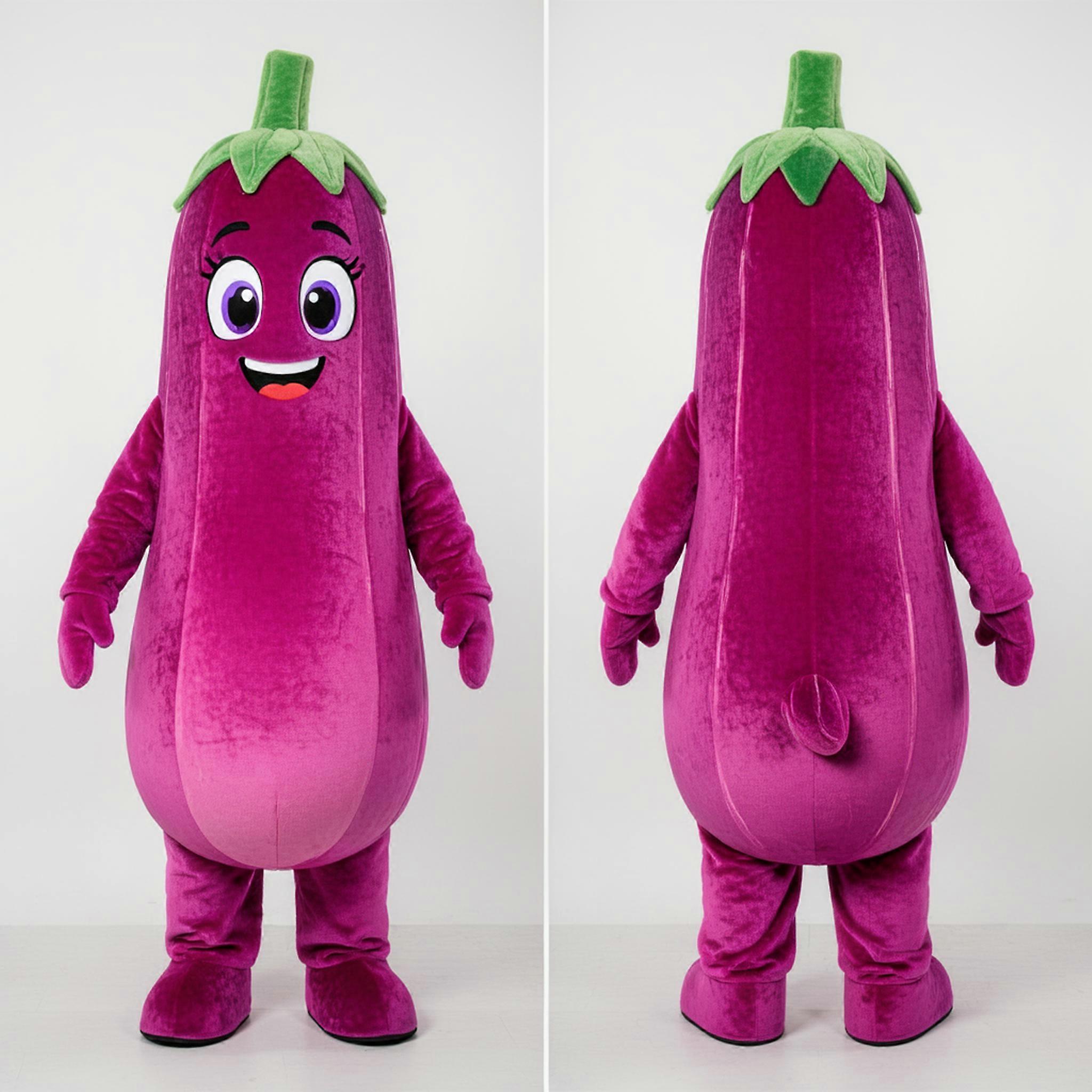 MASTICOT Magenta Velvety Zucchini Mascot