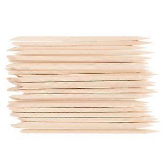 Manicure Tools Wooden Nail Sticks Cuticle Pusher 300Pcs for Nail Care