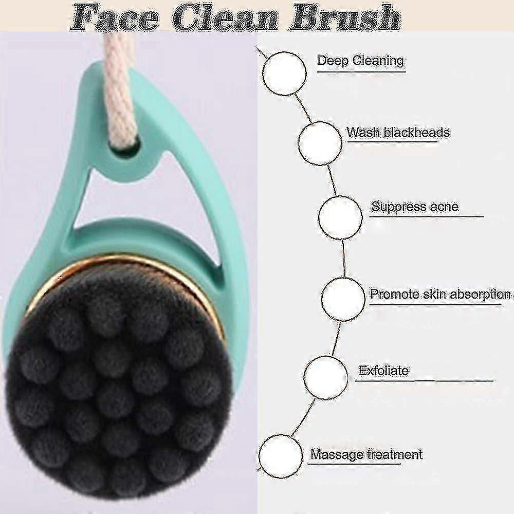 Cleansing Brush With Soft Bristles compatible with Deep Pore Cleansing