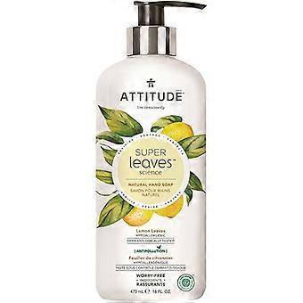 Super Leaves Natural Hand Soap with Detox Effect - citrus leaves 473 ml
