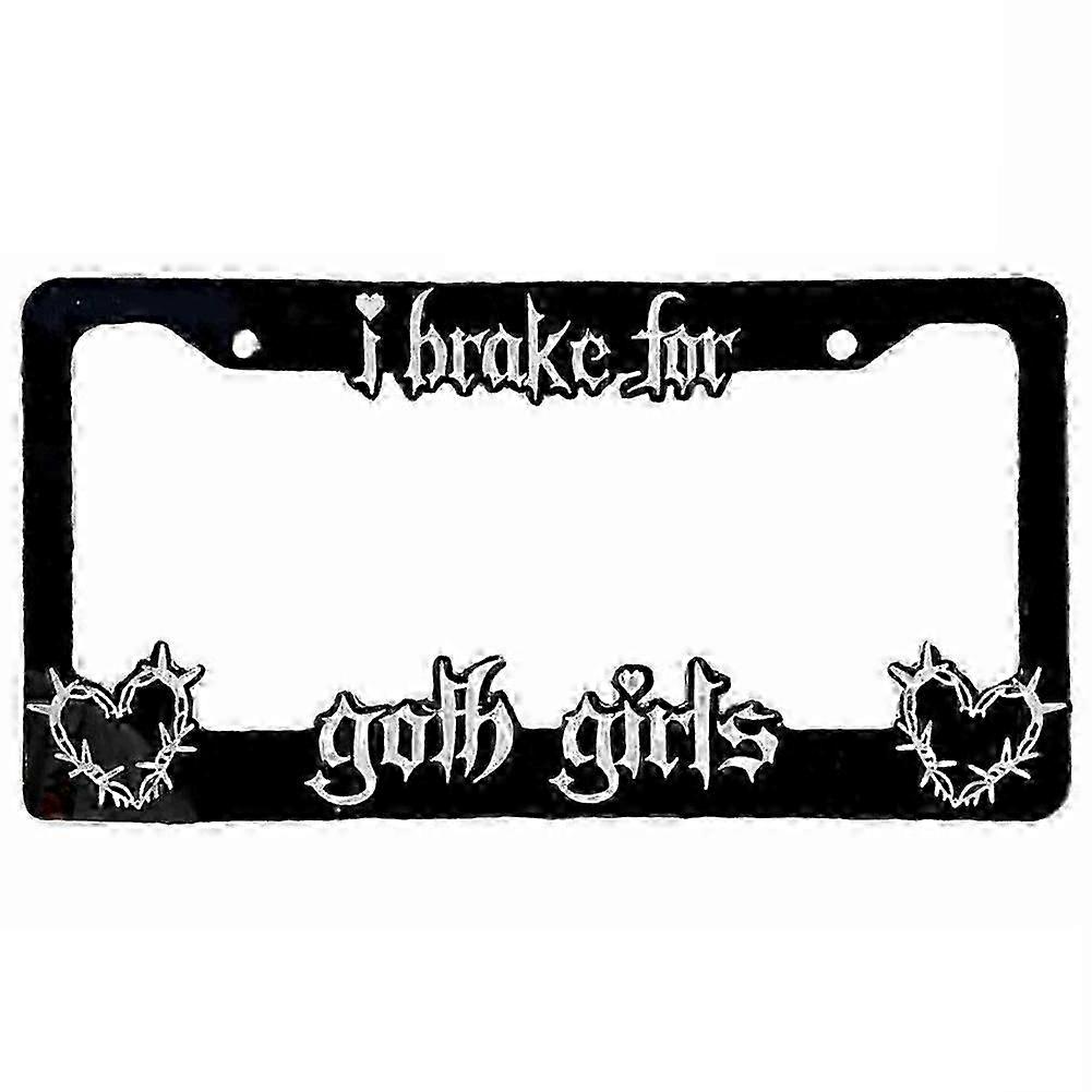 Compact Black Iron Goth Car Frame
