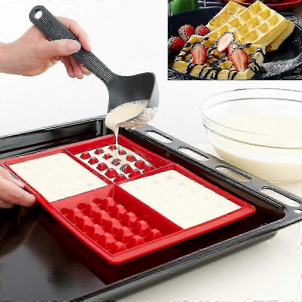 Christmassilicone Waffle Biscuits Cooking Kitchen Baking Tool