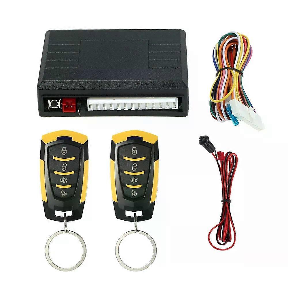 Universal Car Door Lock Keyless Entry with Trunk Release Button Remote Central Locking Kit