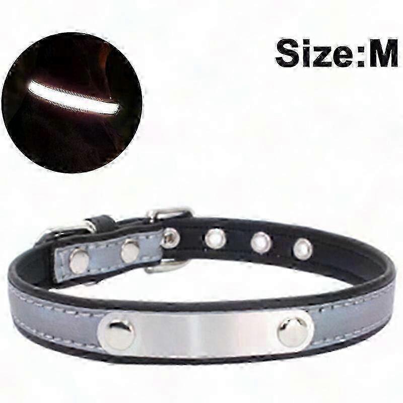Leather-Lined Engravable Dog Collar