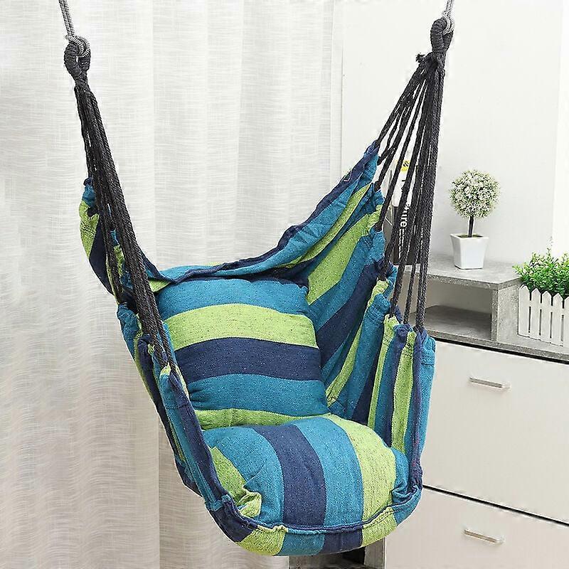 Handmade Cotton Rope Swing Durable Comfortable Portable
