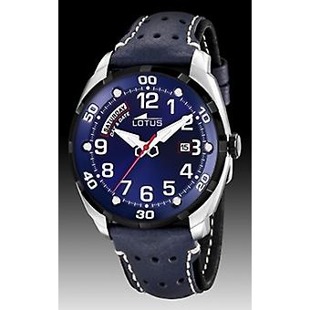 Lotus Sport Quarz Analog Man Uhr mit Rindsleder Armband L15645/2
