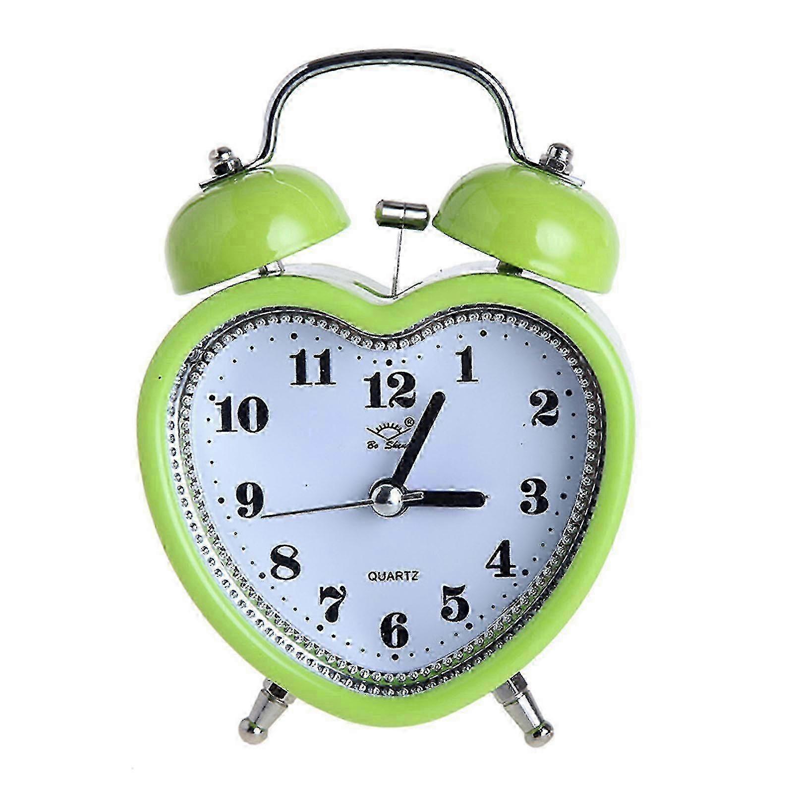 Heart-Shaped Silent Alarm Clock