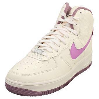 Nike Af1 Sculpt Womens Fashion Trainers in Ivory Fuchsia